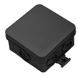 FAMATEL MiniBox Puszka natynkowa 75x75x39 IP55 czarna 3051-N