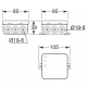 FAMATEL MiniBox Puszka natynkowa 85x85x39 IP55 biała 3052