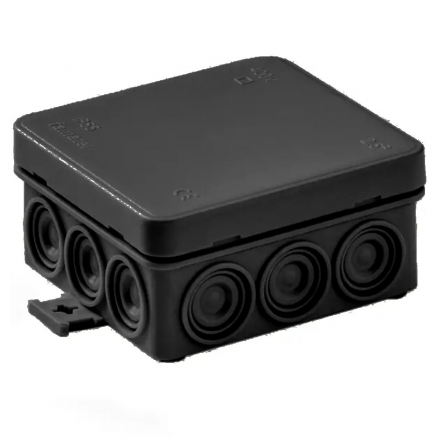 FAMATEL MiniBox Puszka natynkowa 85x85x39 IP55 czarna 3052-N
