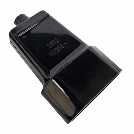 FAMATEL Gniazdo przenośne PŁASKIE b/u 10A 250V czarne 2002-N
