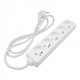 ECOLIGHT Przedłużacz 5-gniazdowy z uziemieniem 13A 230 V~ biały 1,5m