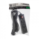 ECOLIGHT Przedłużacz 3-gniazdowy z wyłącznikiem z/u 16A 230 V~ czarny 5m