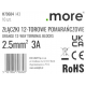 Listwa zaciskowa gwintowa termoplastyczna 2,5mm² / złączka 12-torowa /