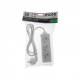 ECOLIGHT Przedłużacz 3-gniazdowy z uziemieniem 13A 230V~ biały 1,5m M20551