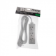 ECOLIGHT Przedłużacz 3-gniazdowy z uziemieniem 16A 230V~ biały3m
