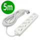 EMOS Przedłużacz 5-gniazdowy z uziemieniem 16A 230 V~ biały 5m