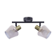 STRUHM Lampa kinkiet AYRA 2xE14 230V czarno-złota 04959
