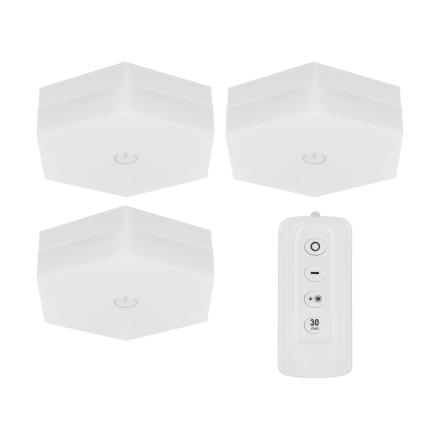 STRUHM Lampka bateryjna SUDOKU LED V Zestaw 3x1W+pilot 04848