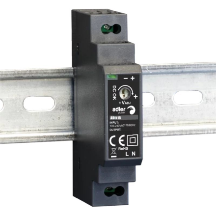 Adler Power Zasilacz na szynę DIN 1-MOD 0.63A 15W 24V ADIN1524