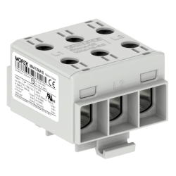 MOREK OTL Złączka szynowa gwintowa Al/Cu 3Px1,5-50mm² szara MAA1350A10