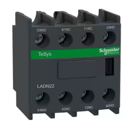 Schneider Styk pomocniczy, Tesys Deca, 2NO+2NC, przedni, zaciski śrubowe LADN22