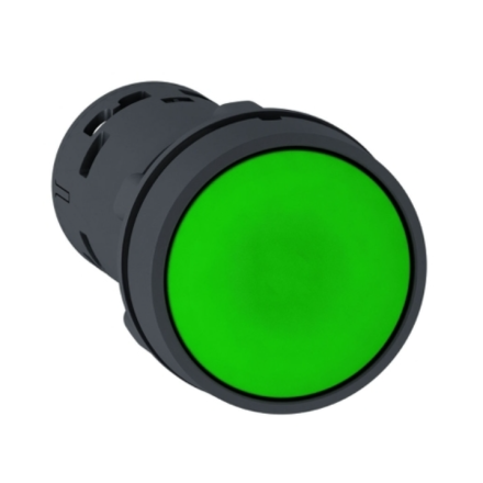 SCHNEIDER Przycisk 22mm zielony z samoprotem XB7NA31