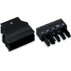 WAGO Gniazdo z obudową odciążającą przewody 5P 0,5-4mm 770-105