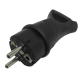 Elektro Wtyczka hermetyczna gumowa IP44 z uziemieniem UNI-SCHUKO 16A 250V