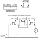 Wyłącznik łącznik krzyżowy - schemat podłączenia