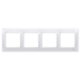 SIMON 54 Ramka poczwórna biała DR4/11