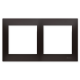 SIMON 54 Ramka podwójna antracyt DR2/48
