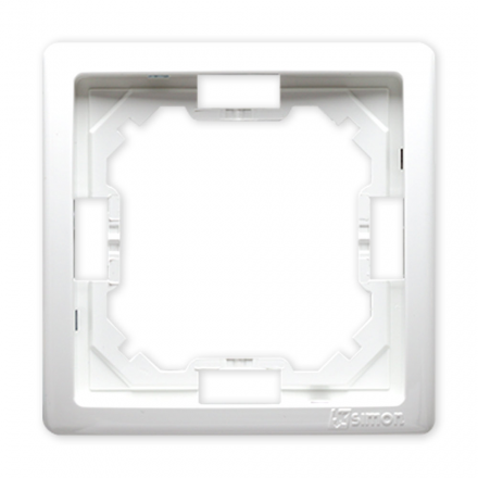 SIMON BASIC Ramka pojedyncza biała BMR1/11
