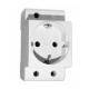 Gniazdo Schuko na szynę DIN 16A 250V TH35