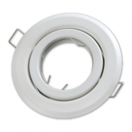 Oprawa oprawka halogenowa okrągła ruchoma biała