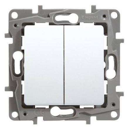 Legrand NILOE Łącznik schodowy podwójny biały 764502