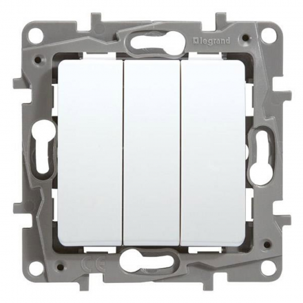 Legrand NILOE Łącznik potrójny biały 764503