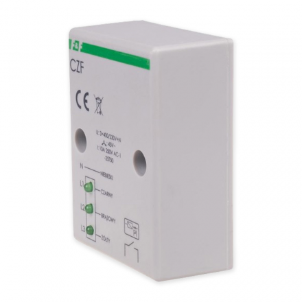 F&F Czujnik zaniku i asymetrii faz tablicowy 1Z 10A CZF
