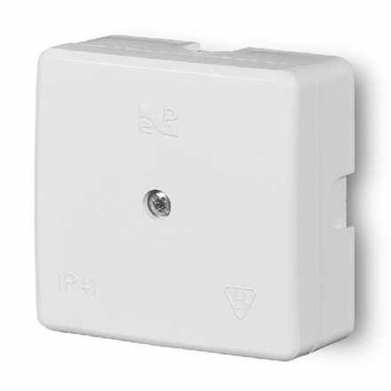 ELEKTRO-PLAST Puszka elektroinstalacyjna odgałęźna natynkowa IP41 biała 0236-00