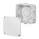 ELEKTRO-PLAST Puszka elektroinstalacyjna PK-2 odgałęźna natynkowa IP55 biała 0222-00