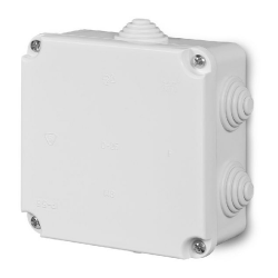 ELEKTRO-PLAST Puszka elektroinstalacyjna PK-2 odgałęźna natynkowa IP55 biała 0222-00