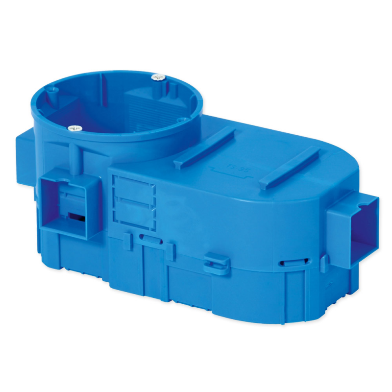 SIMET Unterputzdose 2x60mm Extra Tief 80mm - Anreihbar Elektronik Dose