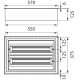 Elektro-Plast Rozdzielnica podtynkowa aluminiowa 2x24 DARP-48 (N+PE) QUITELINE 9.224