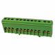 XBS Zacisk przyłączeniowy na szynę mostek izolowany 12-polowy 12x16mm² zielony NKSZ-12Z