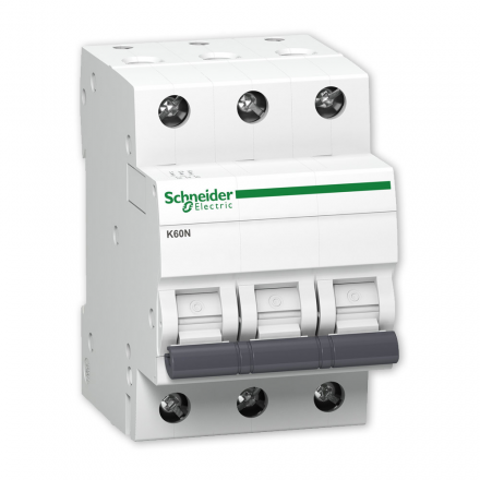 SCHNEIDER Wyłącznik nadprądowy 3P B 10A 6kA AC K60N A9K01310
