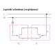 OSPEL BIS Łącznik pojedynczy - schemat instalacji elektrycznej